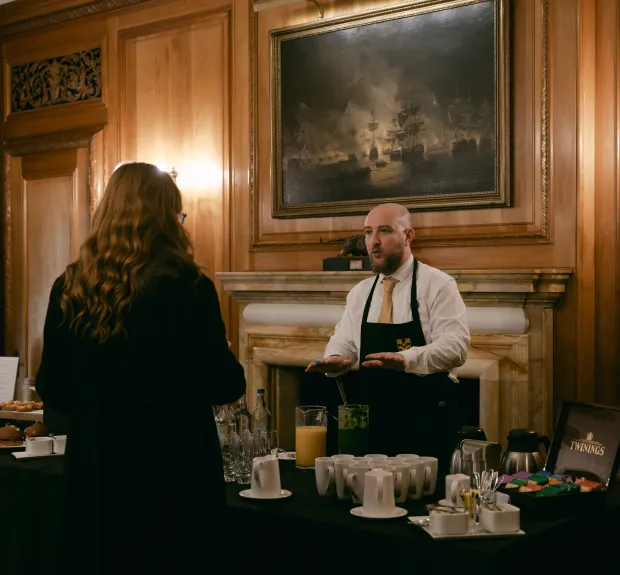 breakfast event at brewers' hall