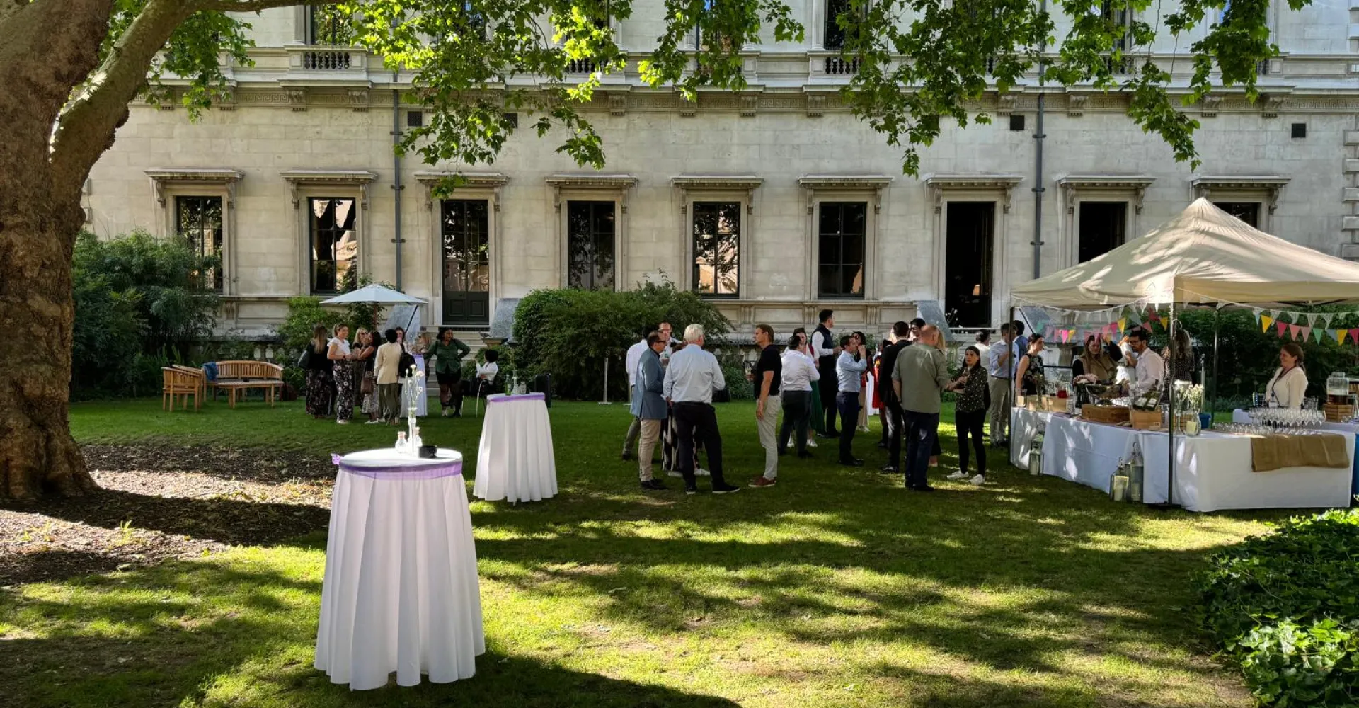 prince philip house outdoors summer party